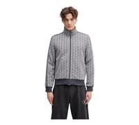 Lacoste Paris Zip-Up Jacquard Track Jacket men Track Jackets grey taille: XXL
