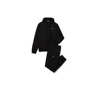 Lacoste - Vêtement de sport Homme Adulte, Noir, L, Uni, Tracksuit, Taille élastique, Doublure en maille, Polyester, Lavage à la main seulement