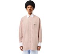 Lacoste Women's Long-Sleeve Patterned Shirt Nénuphar/Blanc 10 (38) Female