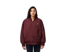 Lacoste Women's Oversized Ribbed Bomber Jacket Spleen 10 (38) Female