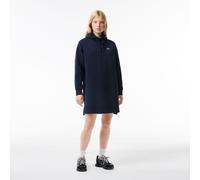 Lacoste Women's Pique Hoodie Jumper Dress Bleu marine 8 (36) Female