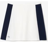 Lacoste Women's Pique Mini Skirt Farine/Bleu Marine 14 (42) Female