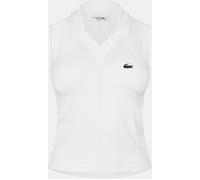 Lacoste Women's Players Short-Sleeve Polo Shirt Blanc 10 (38) Female