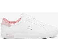 Lacoste Women's Powercourt Court Trainers Blanc/Rose 4 (37) Female