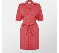 Lacoste Women's Short-Sleeve Dress Shirt Sierra Rouge 6 (34) Female