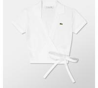 Lacoste Women's Short-Sleeve Polo Shirt Farine 16 (44) Female