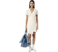 Lacoste Women's Wrap Dress Farine 6 (34) Female