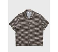 Lacoste WOVEN SHIRT men Shortsleeves brown taille: FR 43