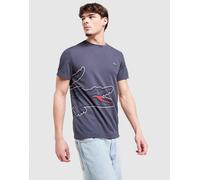 Lacoste Wrap Croc T-Shirt - Bleu 7/XXL