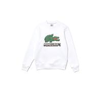 Lacoste x Minecraft - Sweat-Shirt Unisexe - SH3851, Blanc, L