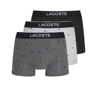Lacoste X3 Boxers Gris/Noir Homme Logo 5H3411