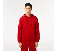 Lacoste Zip-Up Fleece Hoodie Rouge S Male