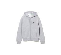 Lacoste Zip-Up High Neck Veste polaire pour homme Argent Chine XXL