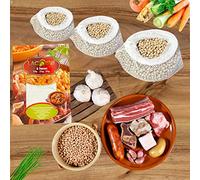 LACOSVI Lot de 3 sacs de cuisson à pois chiches cuits à Madrilène et bouillons en filet pour la viande pour la cuisson des légumineuses légumes 3 sacs réutilisables pour la cuisson des aliments 1 kg 2