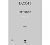 Lacôte Thomas - Sept jours --- Voix et piano