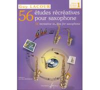 LACOUR - Estudios Recreativos (56) Vol.1: 30 Estudios Faciles para Saxofon (Inc.CD) (Fourmeau)