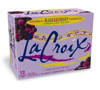 LaCroix Eau pétillante, framboise noire, 37 ml (lot de 12)