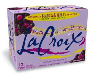 LaCroix Eau pétillante, framboise noire, 37 ml (lot de 12)