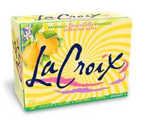 LaCroix - Eau pétillante naturel - 12 canettes x 355 ml - Sans sucres, sans calories, sans sodium (Limoncello)