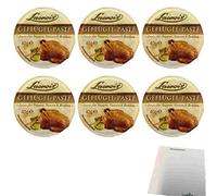 Lacroix Lot de 6 pots de pâte à volaille 6 x 40 g + usy Block