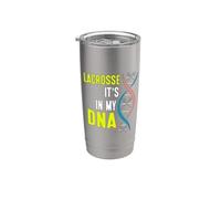 Lacrosse c'est dans mon ADN Lacrosse Gobelet isotherme en acier inoxydable double paroi