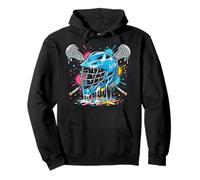 Lacrosse, crème glacée, graphisme laxiste Sweat à Capuche