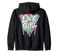 Lacrosse Drip Ice Cream Dripping Lax Girl Goalkeeper Goalie Sweat à Capuche