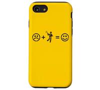 Lacrosse Makes Happy Funny Lacrosse Player Homme, Femme, Enfant Coque pour iPhone SE (2020) / 7/8