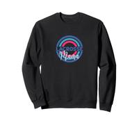 Lacrosse Mama avec Cercles de Crosse Modernes Sweatshirt