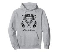 Lacrosse Sideline Social Club pour LAX Maman et Papa Sweat à Capuche