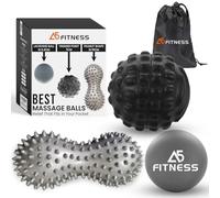 Lacrosse, Trigger Point & Peanut Ensemble de balles de massage à picots | Parfait pour le yoga, le massage des tissus profonds et des points de déclenchement, le relâchement myofascial