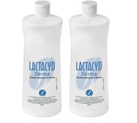 Lactacyd® Derma Émulsion douce pour la douche 1 Litre - Toilette Quotidienne - Nettoie et aide à la fonction protectrice naturelle de la peau - Corps (Lot de 2)
