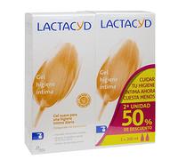 Lactacyd Íntimo, Gel de Higiene Íntima Diario, pH Equilibrado, sin Jabón, Baño y Ducha | Pack Ahorro de 2 uds