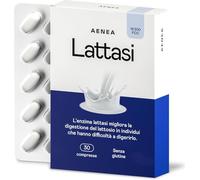 Lactase comprimés à effet immédiat 16500 FCC, 30 Cpr, enzyme lactase à haute dose pour intolérance au lactose, pastilles de lactose pour digestion, fabriqué en Italie et sûr