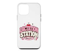 Lactation Station, Lactating Mothers Breastfeeding New Mom Coque pour iPhone 12 Mini
