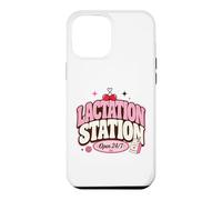 Lactation Station, Lactating Mothers Breastfeeding New Mom Coque pour iPhone 12 Pro Max