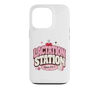 Lactation Station, Lactating Mothers Breastfeeding New Mom Coque pour iPhone 13 Pro
