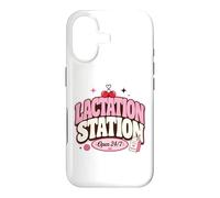 Lactation Station, Lactating Mothers Breastfeeding New Mom Coque pour iPhone 17