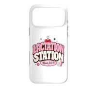 Lactation Station, Lactating Mothers Breastfeeding New Mom Coque pour iPhone 17 Pro Max