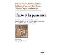 L'acte et la puissance
