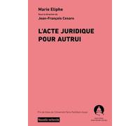 L'acte juridique pour autrui