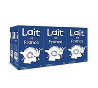 Lactel Lait Demi-Écrémé 6x1L Bouteille 6000ml 1% Matière Grasse Réfrigérer 4-7°C