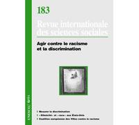 L'action affirmative contre le racisme et le discrimination Tome 183 - Collectif - Eres - broché - Revue