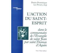 L'action du Saint-Esprit dans le commentaire de l'Evangile de saint Jean par saint Thomas d'Aquin