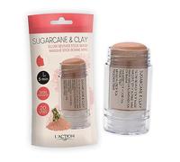 L'Action Paris Glow Reviver Stick Mask avec Argile Rose et Canne à Sucre, Élimine en Douceur les Impuretés et Révèle l'Éclat Naturel de la Peau, Teint Lumineux 30g