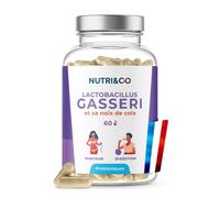Nutri&Co Lactobacillus Gasseri Probiotique Minceur Ventre Plat 60 gélules
