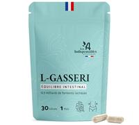 Lactobacillus Gasseri Probiotique Ventre Plat - Flore Intestinale Digestion - 30 Gélules Gastro-Résistantes - Fabriqué en France par Apyforme