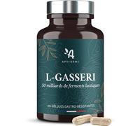 Lactobacillus Gasseri Probiotique Ventre Plat - Flore Intestinale Digestion - Jusqu'à 50 Milliards d'UFC/Jour - Gélules Gastro-Résistantes - 100% FRANÇAIS - Fabriqué en France par Apyforme
