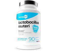 Lactobacillus Reuteri 10 Milliards UFC/Gélule - Cure Complète +3 Mois - L-Reuteri - Ferment Lactique - Freshcare™ Fraîcheur Optimale - 90 Gélules DRcaps™ - Vegan - Hexagon