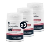 Lactobacillus Reuteri - Souche Institut Pasteur BIO5454 - 200 Milliards UFC/g - Gélules végétales gastro-résistantes - 3 mois de cure - Sans conservateurs - Fabriqué en France